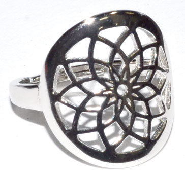 Dreamcatcher size 7 sterling ring